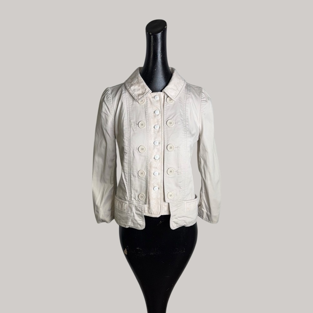 Marc Jacobs Cream Button-Front Jacket - image 11
